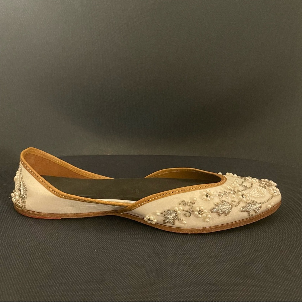 Beaded Leather Flats - Picture 5 of 14
